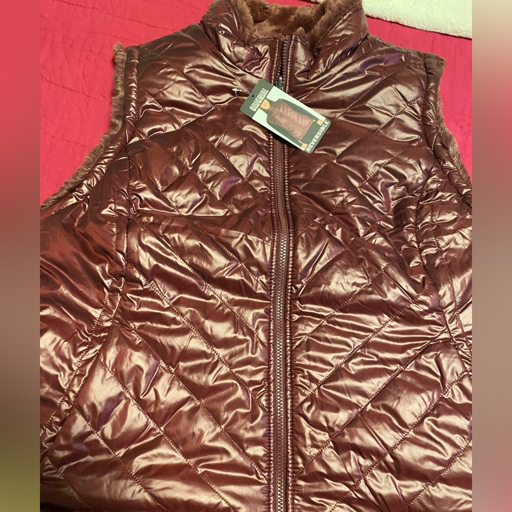 Nicole Miller reversible vest